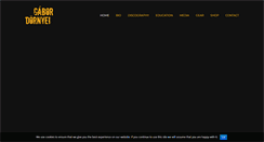 Desktop Screenshot of gabordornyei.com